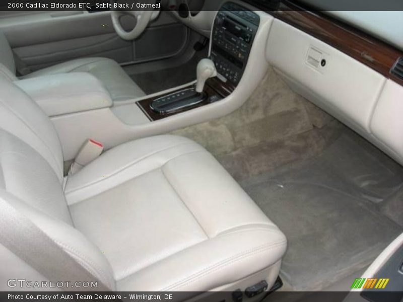 Sable Black / Oatmeal 2000 Cadillac Eldorado ETC
