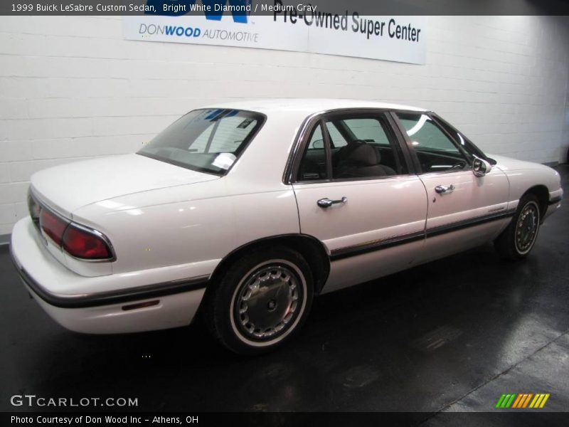 Bright White Diamond / Medium Gray 1999 Buick LeSabre Custom Sedan