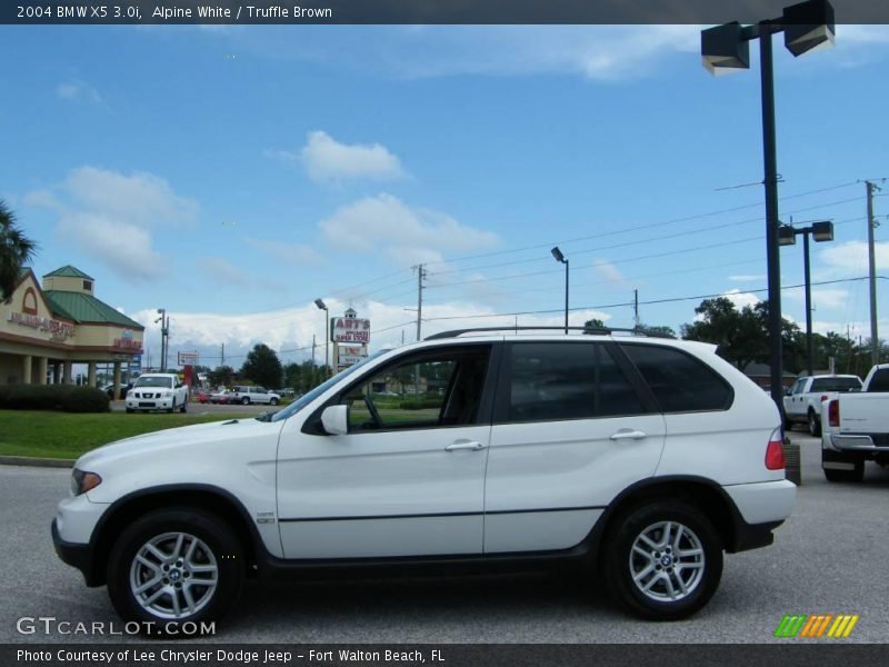 Alpine White / Truffle Brown 2004 BMW X5 3.0i