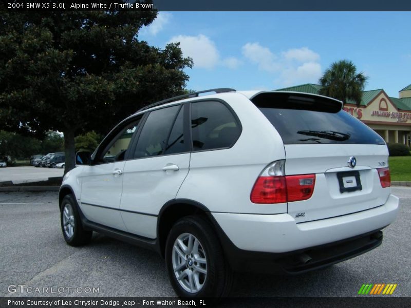 Alpine White / Truffle Brown 2004 BMW X5 3.0i