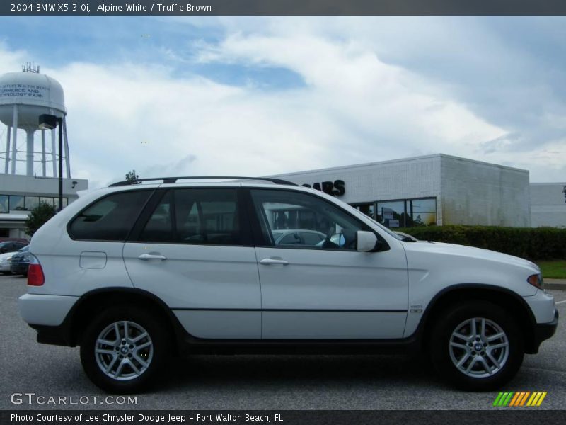 Alpine White / Truffle Brown 2004 BMW X5 3.0i