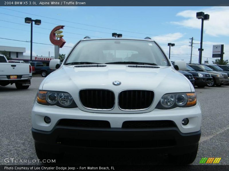 Alpine White / Truffle Brown 2004 BMW X5 3.0i