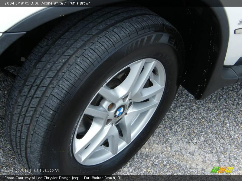 Alpine White / Truffle Brown 2004 BMW X5 3.0i