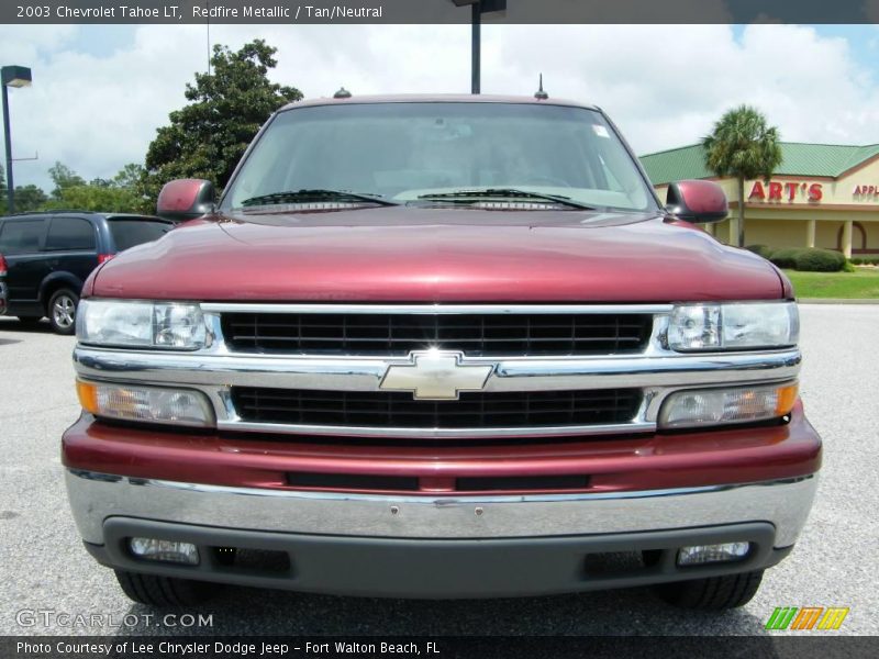 Redfire Metallic / Tan/Neutral 2003 Chevrolet Tahoe LT