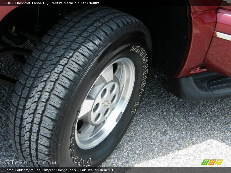 Redfire Metallic / Tan/Neutral 2003 Chevrolet Tahoe LT