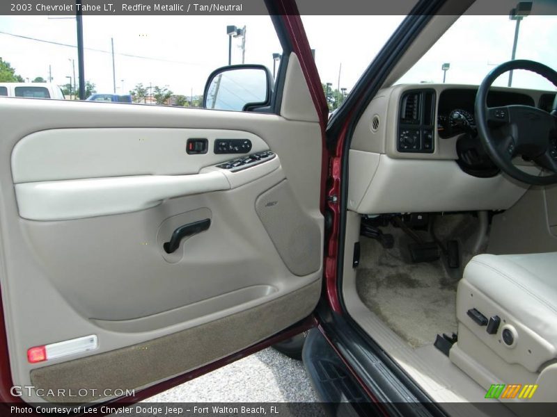 Redfire Metallic / Tan/Neutral 2003 Chevrolet Tahoe LT