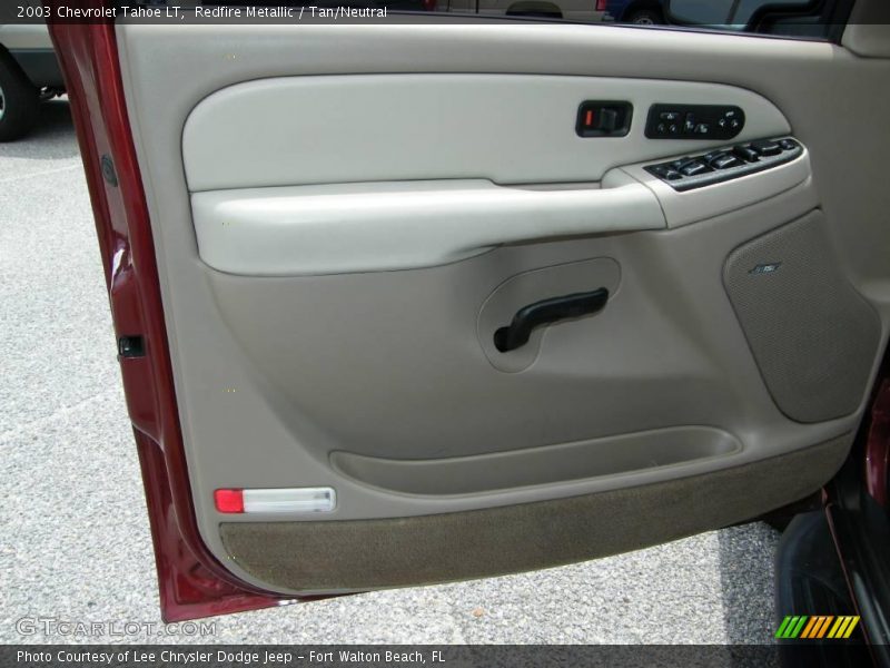 Redfire Metallic / Tan/Neutral 2003 Chevrolet Tahoe LT