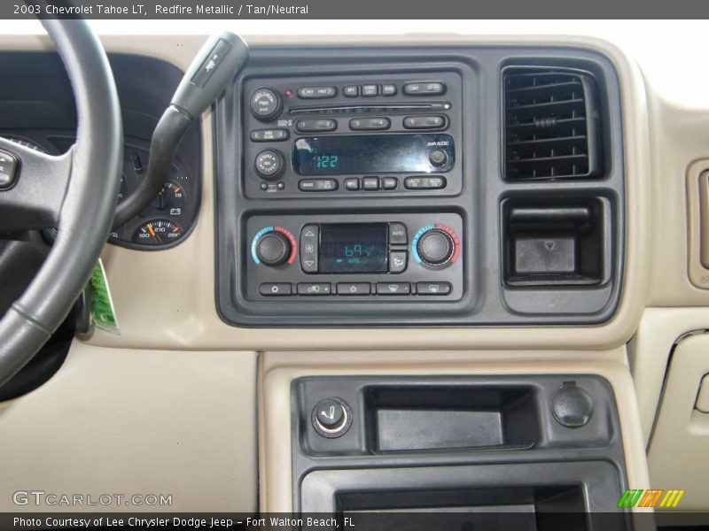 Redfire Metallic / Tan/Neutral 2003 Chevrolet Tahoe LT