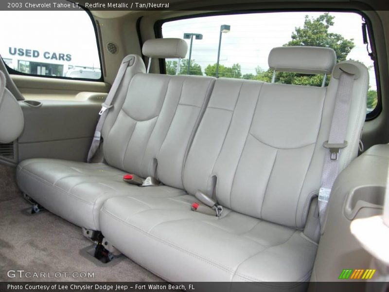 Redfire Metallic / Tan/Neutral 2003 Chevrolet Tahoe LT