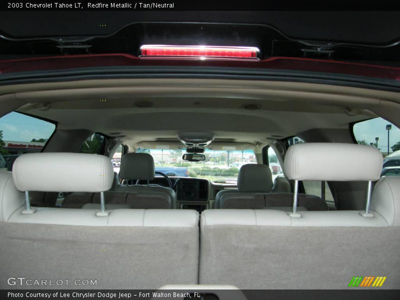 Redfire Metallic / Tan/Neutral 2003 Chevrolet Tahoe LT