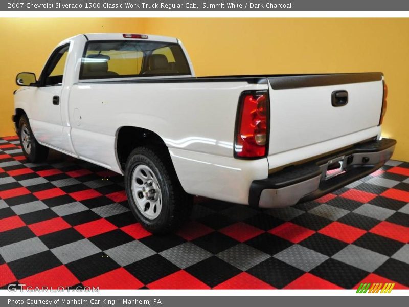 Summit White / Dark Charcoal 2007 Chevrolet Silverado 1500 Classic Work Truck Regular Cab