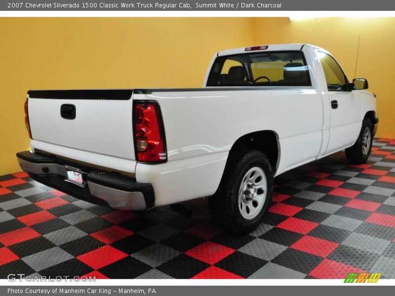 Summit White / Dark Charcoal 2007 Chevrolet Silverado 1500 Classic Work Truck Regular Cab