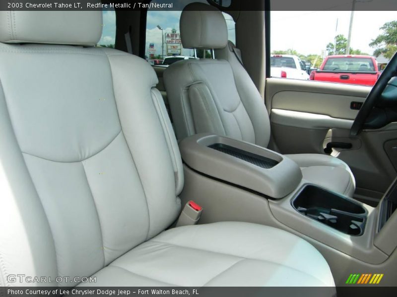 Redfire Metallic / Tan/Neutral 2003 Chevrolet Tahoe LT