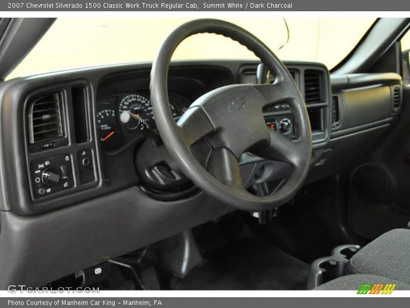 Summit White / Dark Charcoal 2007 Chevrolet Silverado 1500 Classic Work Truck Regular Cab