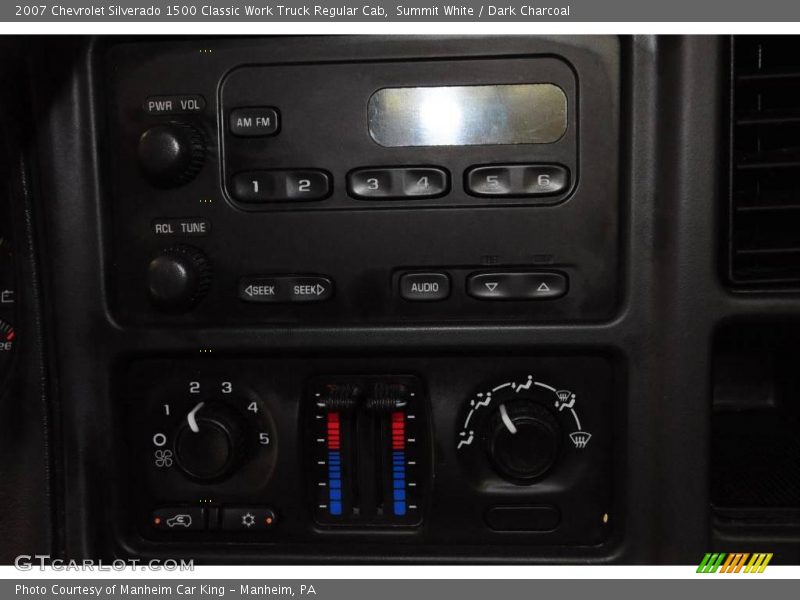 Summit White / Dark Charcoal 2007 Chevrolet Silverado 1500 Classic Work Truck Regular Cab