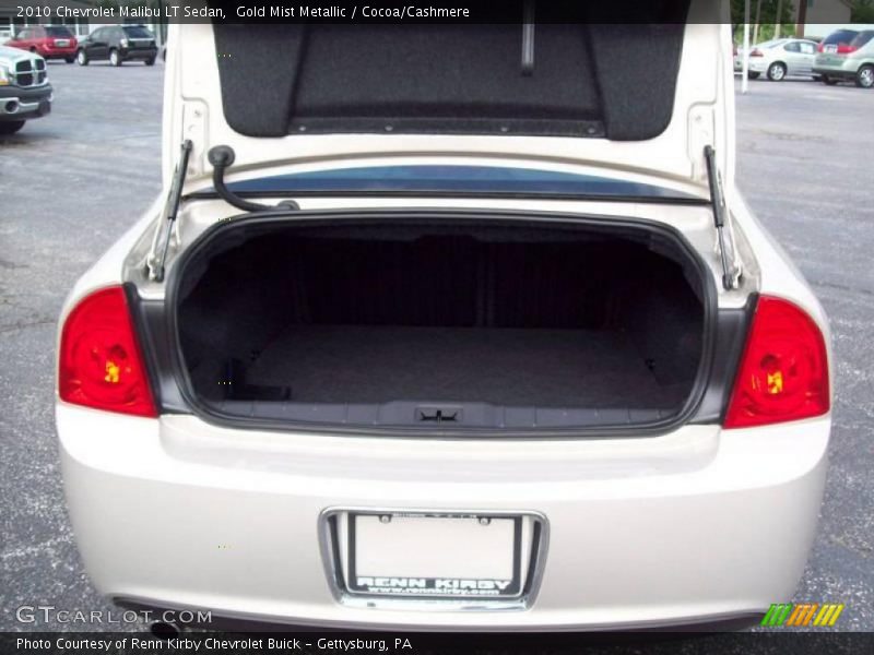 Gold Mist Metallic / Cocoa/Cashmere 2010 Chevrolet Malibu LT Sedan