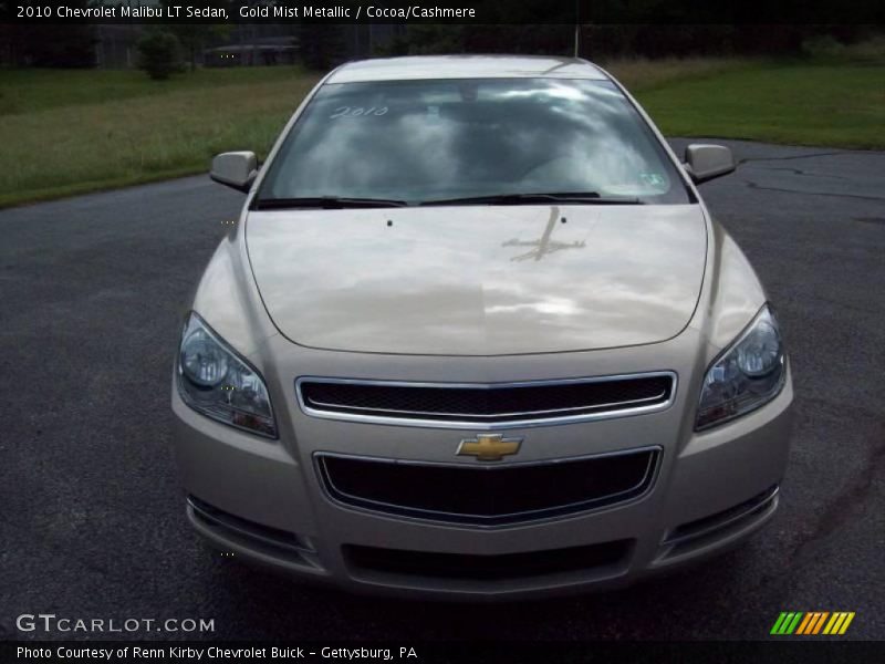 Gold Mist Metallic / Cocoa/Cashmere 2010 Chevrolet Malibu LT Sedan