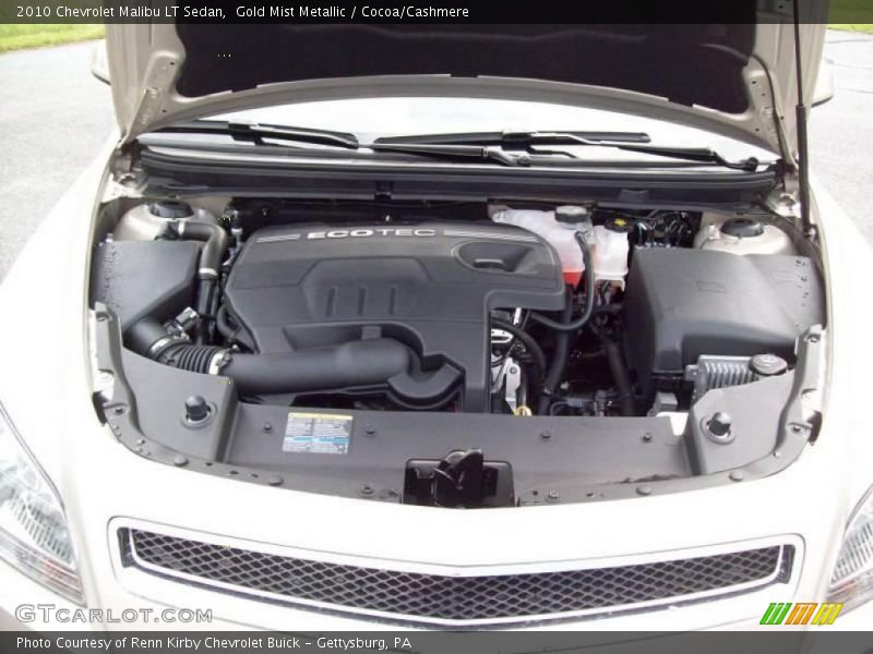 Gold Mist Metallic / Cocoa/Cashmere 2010 Chevrolet Malibu LT Sedan