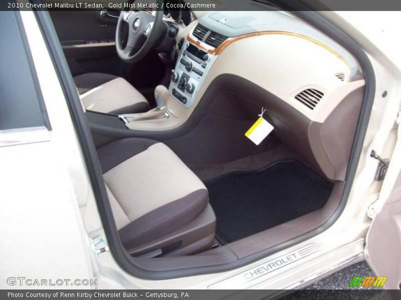 Gold Mist Metallic / Cocoa/Cashmere 2010 Chevrolet Malibu LT Sedan