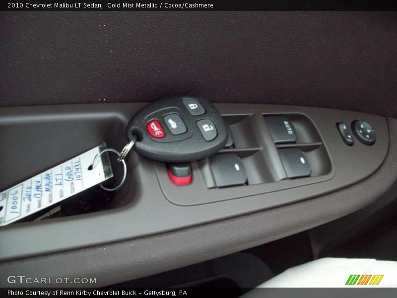 Gold Mist Metallic / Cocoa/Cashmere 2010 Chevrolet Malibu LT Sedan