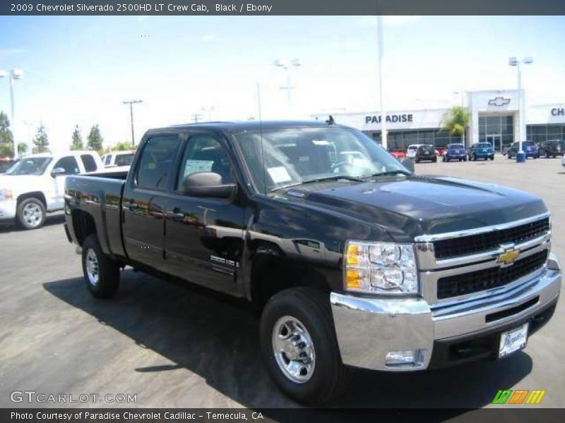 Black / Ebony 2009 Chevrolet Silverado 2500HD LT Crew Cab