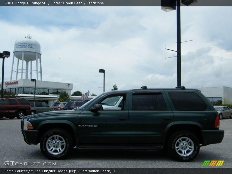 Forest Green Pearl / Sandstone 2001 Dodge Durango SLT