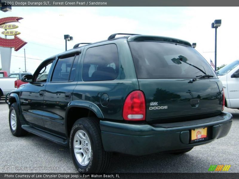 Forest Green Pearl / Sandstone 2001 Dodge Durango SLT