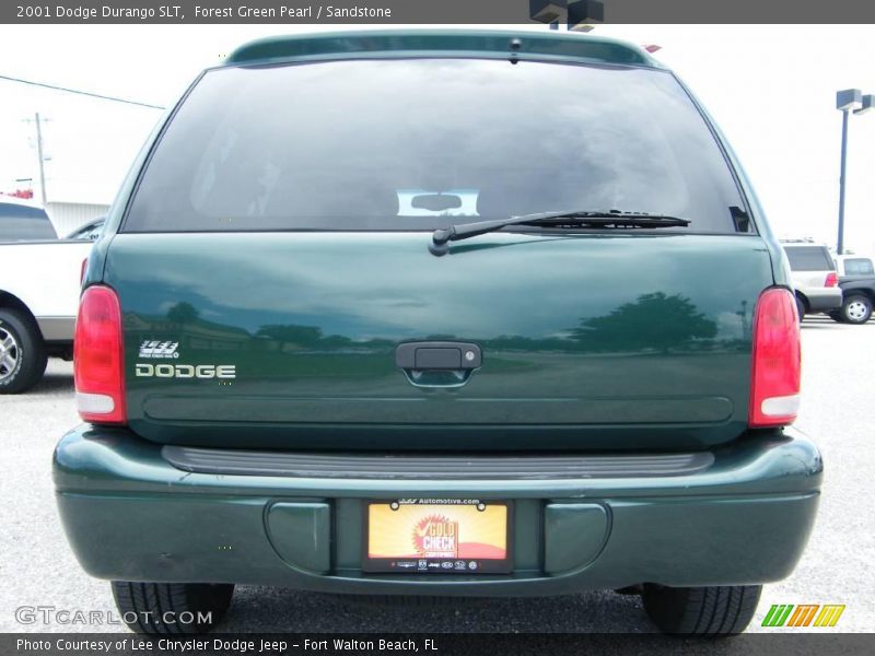 Forest Green Pearl / Sandstone 2001 Dodge Durango SLT