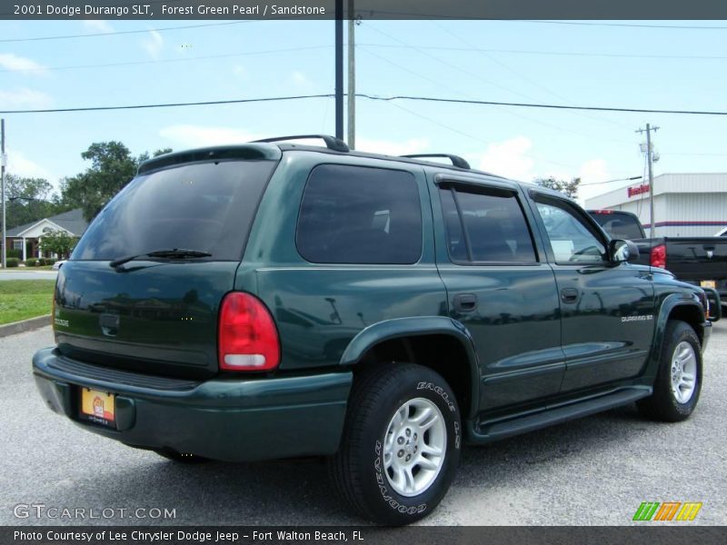 Forest Green Pearl / Sandstone 2001 Dodge Durango SLT