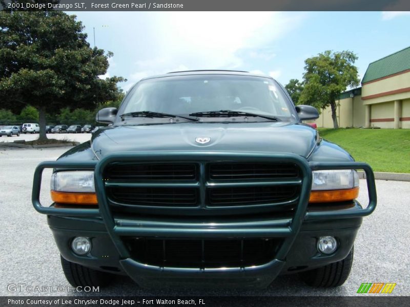 Forest Green Pearl / Sandstone 2001 Dodge Durango SLT