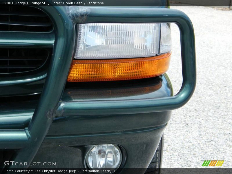 Forest Green Pearl / Sandstone 2001 Dodge Durango SLT