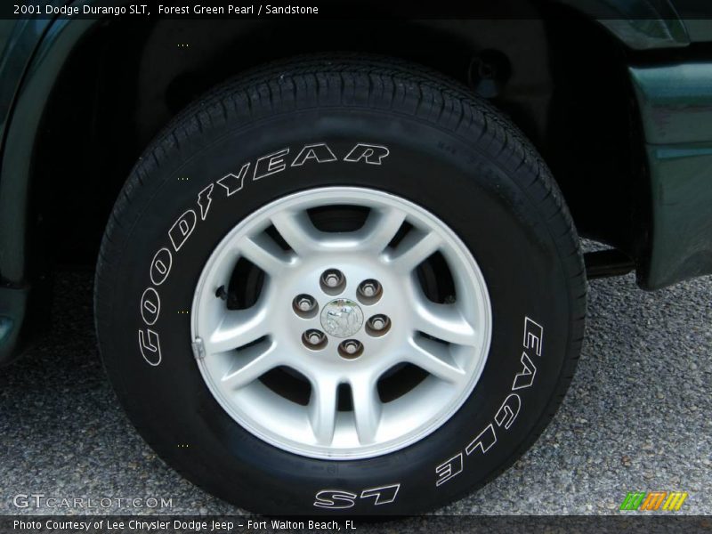 Forest Green Pearl / Sandstone 2001 Dodge Durango SLT