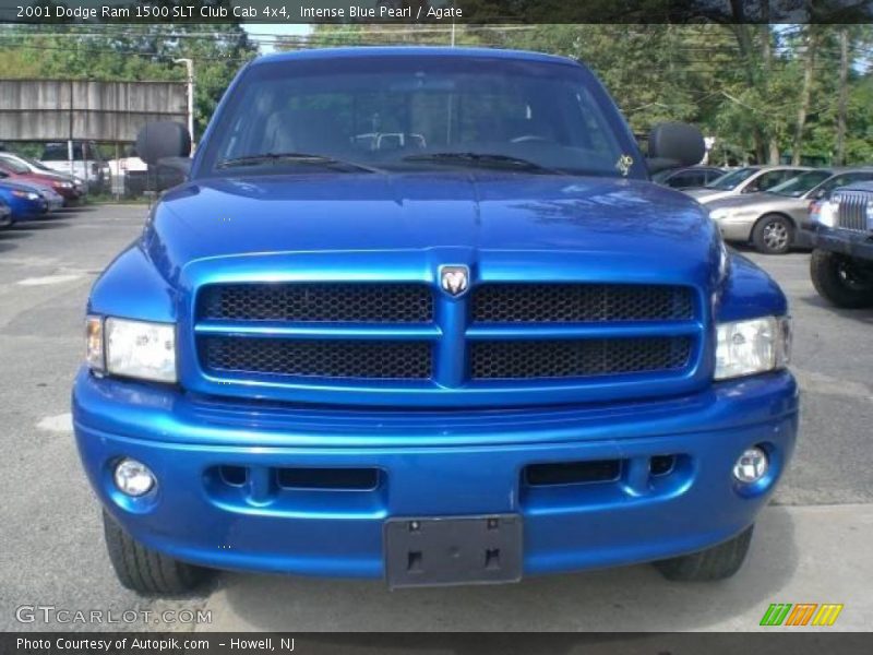 Intense Blue Pearl / Agate 2001 Dodge Ram 1500 SLT Club Cab 4x4