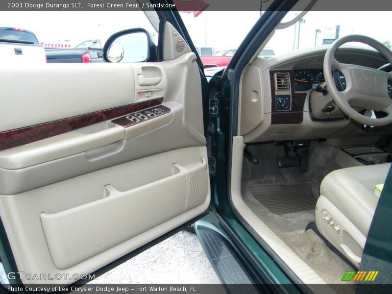 Forest Green Pearl / Sandstone 2001 Dodge Durango SLT
