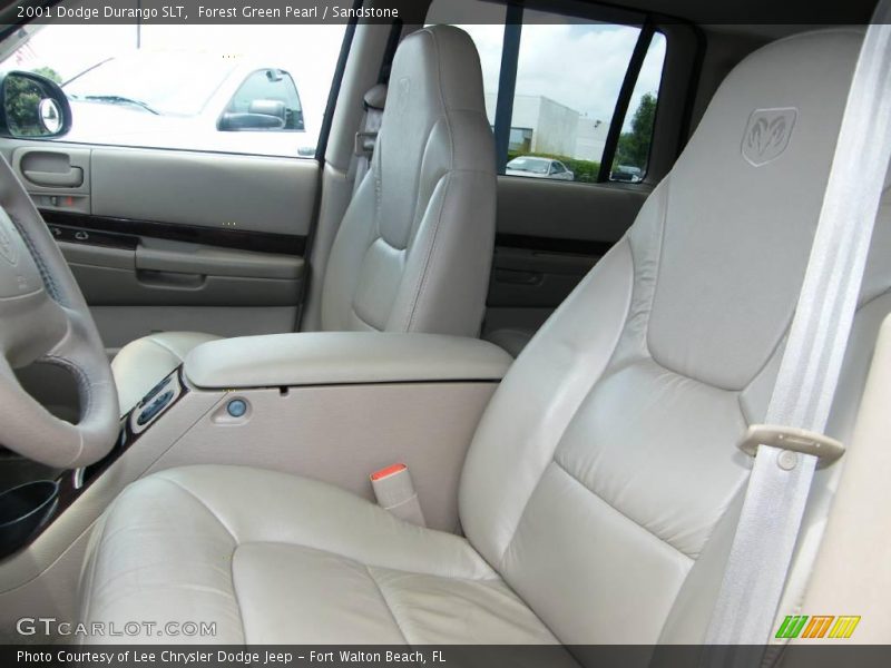 Forest Green Pearl / Sandstone 2001 Dodge Durango SLT