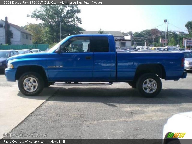 Intense Blue Pearl / Agate 2001 Dodge Ram 1500 SLT Club Cab 4x4