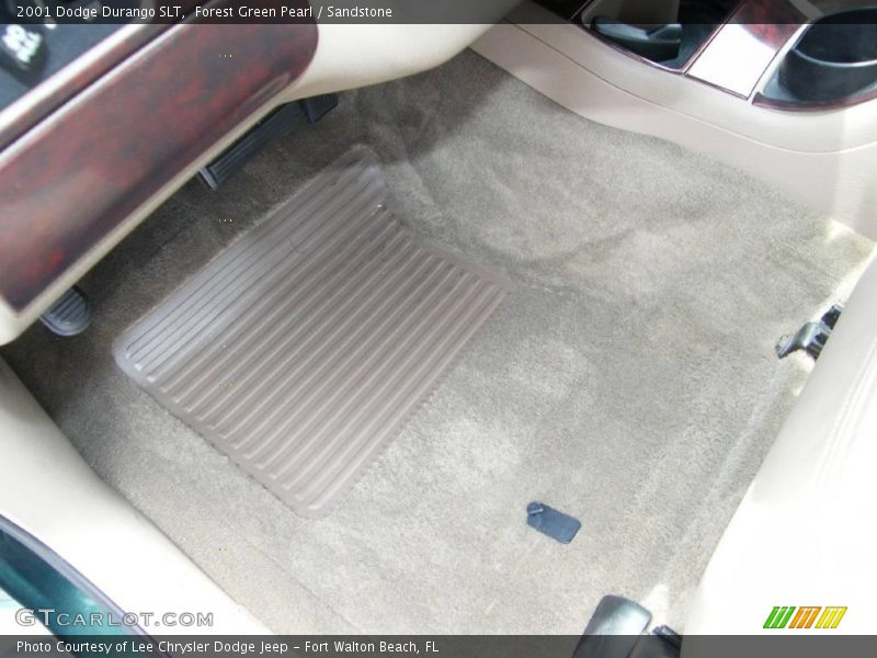 Forest Green Pearl / Sandstone 2001 Dodge Durango SLT