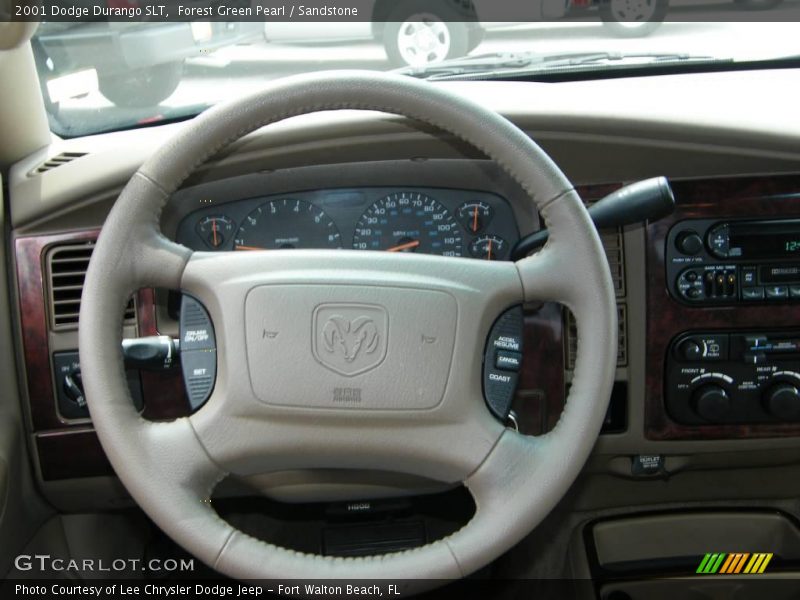 Forest Green Pearl / Sandstone 2001 Dodge Durango SLT