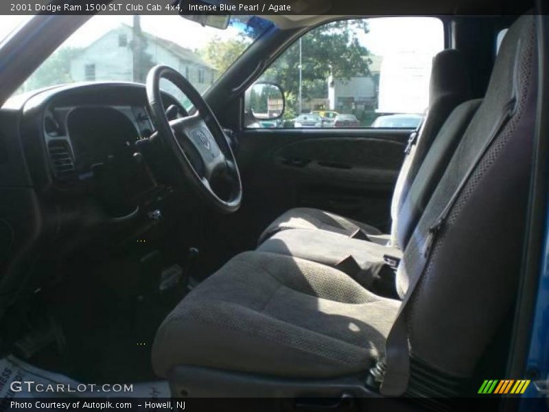 Intense Blue Pearl / Agate 2001 Dodge Ram 1500 SLT Club Cab 4x4