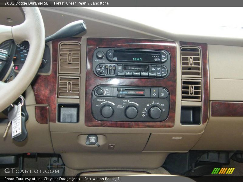 Forest Green Pearl / Sandstone 2001 Dodge Durango SLT