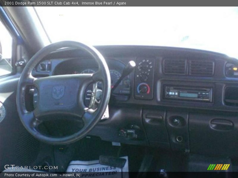 Intense Blue Pearl / Agate 2001 Dodge Ram 1500 SLT Club Cab 4x4