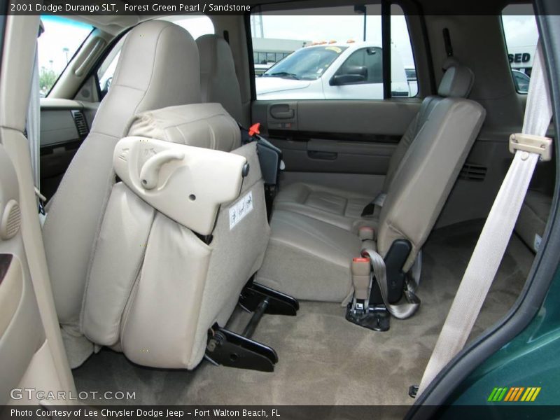 Forest Green Pearl / Sandstone 2001 Dodge Durango SLT