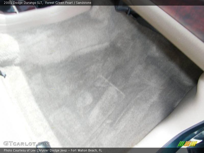 Forest Green Pearl / Sandstone 2001 Dodge Durango SLT
