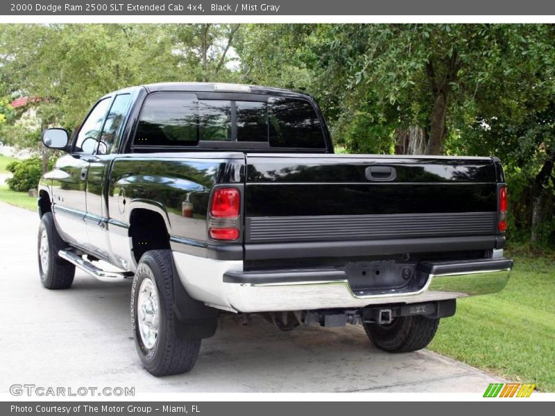 Black / Mist Gray 2000 Dodge Ram 2500 SLT Extended Cab 4x4