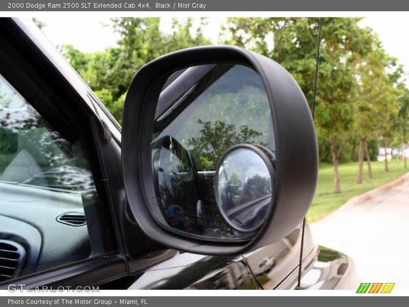 Black / Mist Gray 2000 Dodge Ram 2500 SLT Extended Cab 4x4