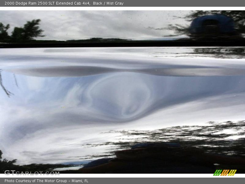 Black / Mist Gray 2000 Dodge Ram 2500 SLT Extended Cab 4x4