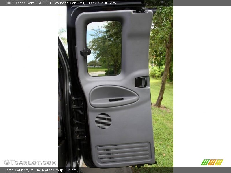 Black / Mist Gray 2000 Dodge Ram 2500 SLT Extended Cab 4x4