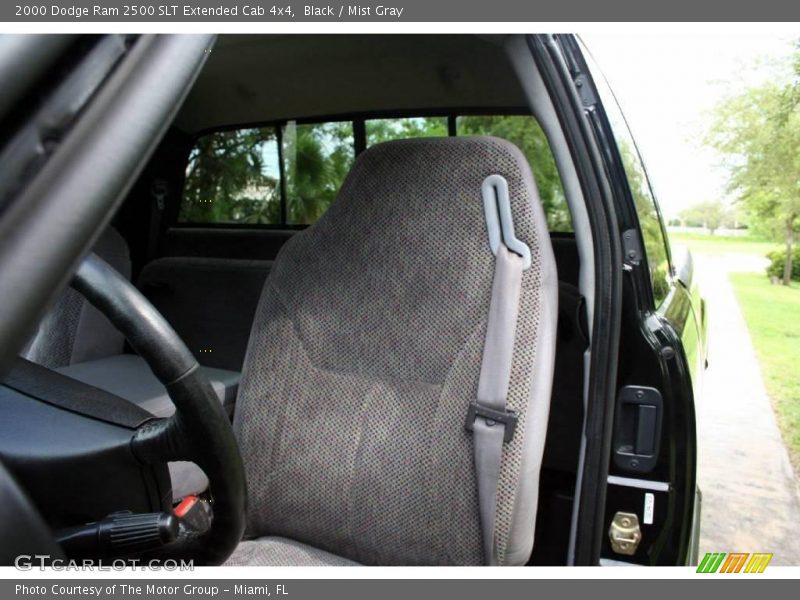 Black / Mist Gray 2000 Dodge Ram 2500 SLT Extended Cab 4x4