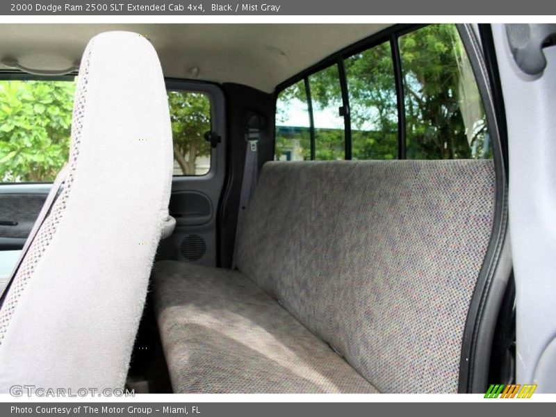 Black / Mist Gray 2000 Dodge Ram 2500 SLT Extended Cab 4x4