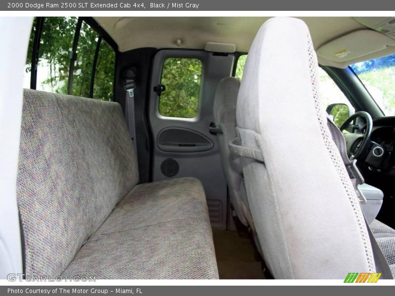Black / Mist Gray 2000 Dodge Ram 2500 SLT Extended Cab 4x4